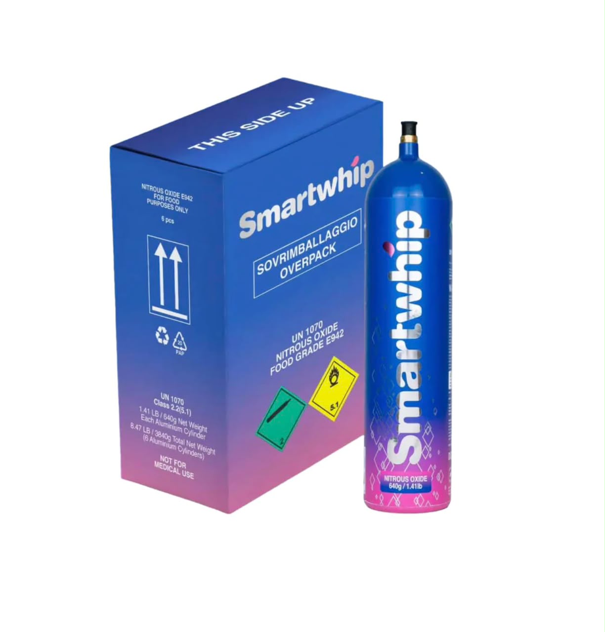 Smartwhip 640g Cylinders N2O Smartwhip 640g Cylinders N2O